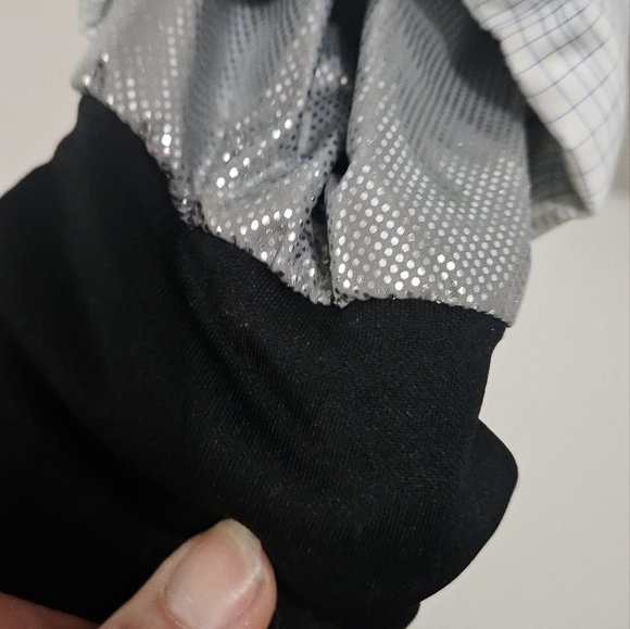 COLUMBIA Omni heat Powder lite full zip jacket. Blue/white plaid. Size Small - Picture 12 of 16